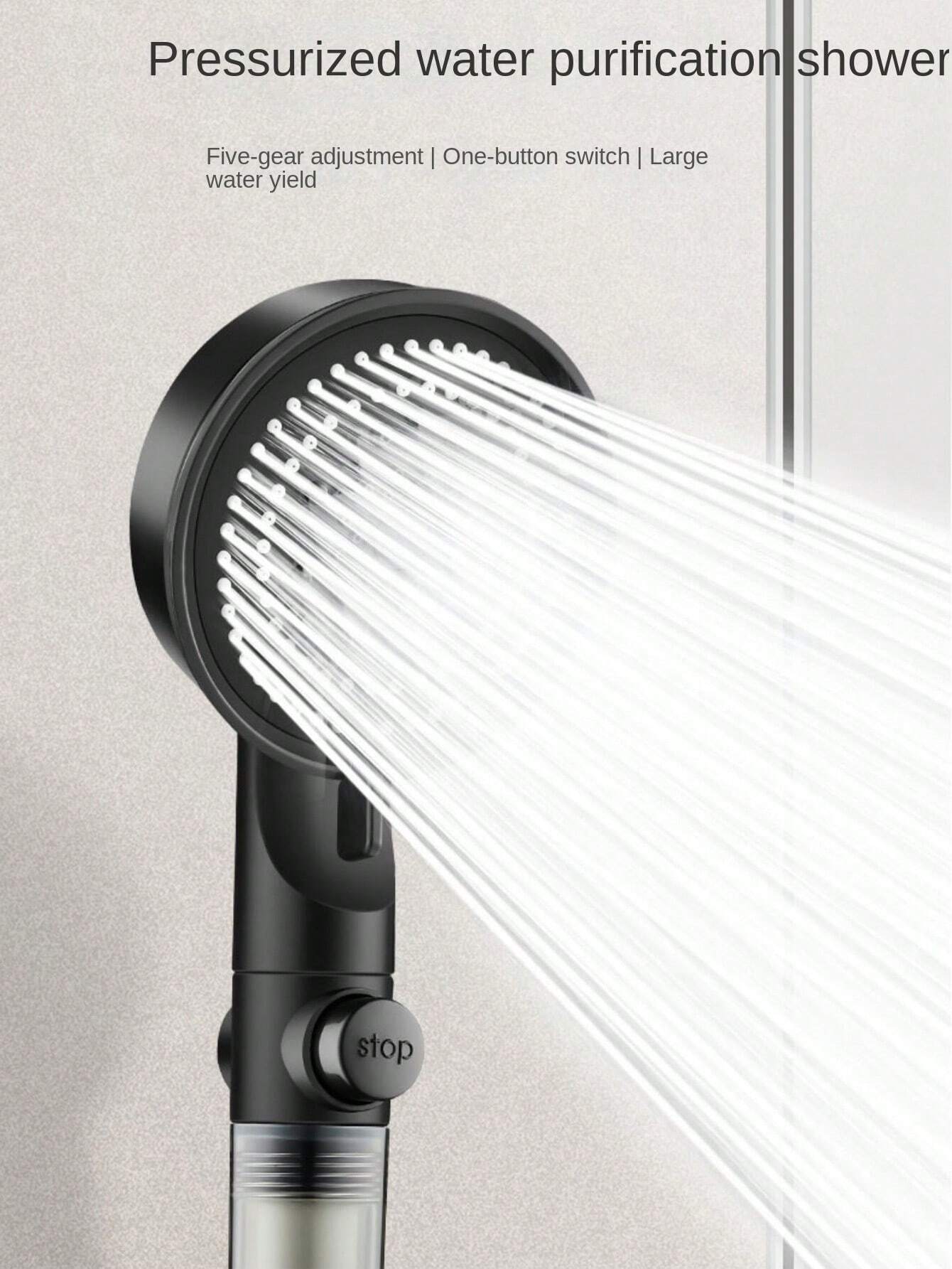 Fiber filter shower head