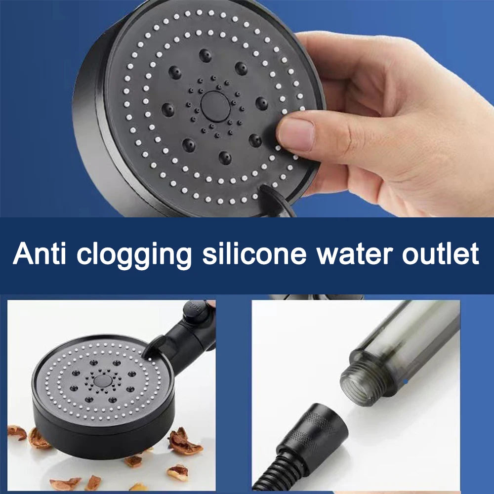 Fiber filter shower head