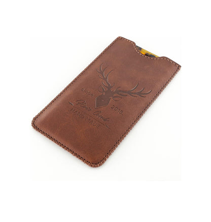 Wide Tooth Comb with Leather Case